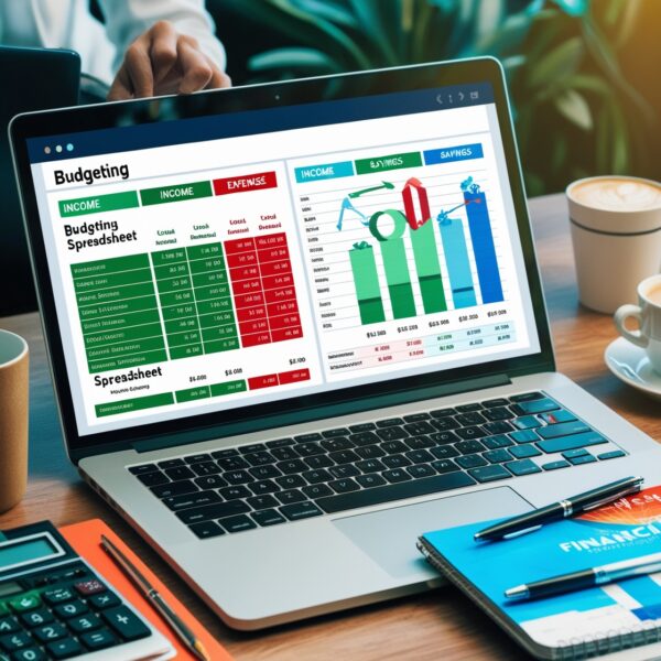 Digital Financial Budgeting Spreadsheet for Entrepreneurs