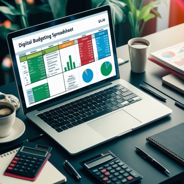 Digital Financial Budgeting Spreadsheet for Entrepreneurs - Image 2